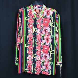 Vintage Chaus Multicolored Button Up Shirt Sz. M